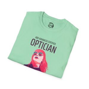Optician T-Shirt — "Not a Basic B*tch Anymore" Graphic Tee for Optometrists & Eye Care Pros - Image 5