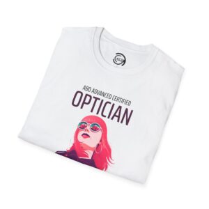 Optician T-Shirt — "Not a Basic B*tch Anymore" Graphic Tee for Optometrists & Eye Care Pros - Image 3